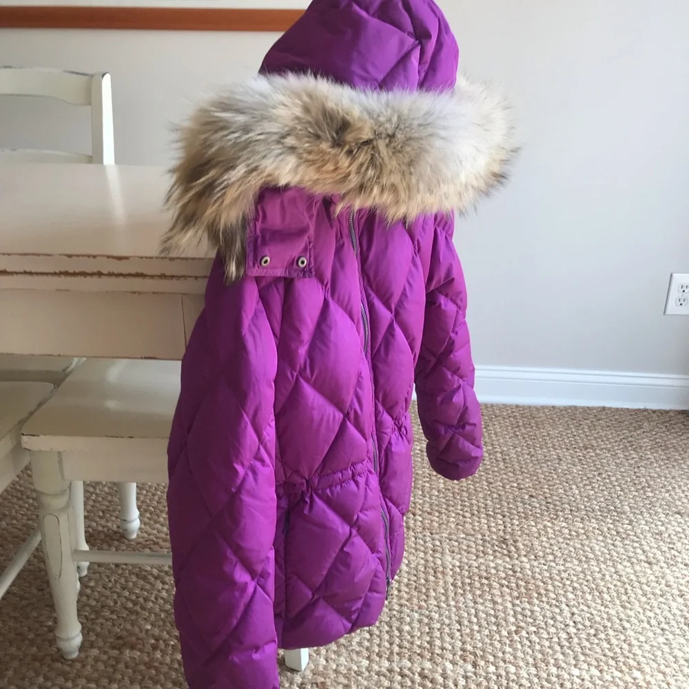 COACH Legacy Fur Trim 85 Percent Down Puffer Coat. Fur Trim. Size Large